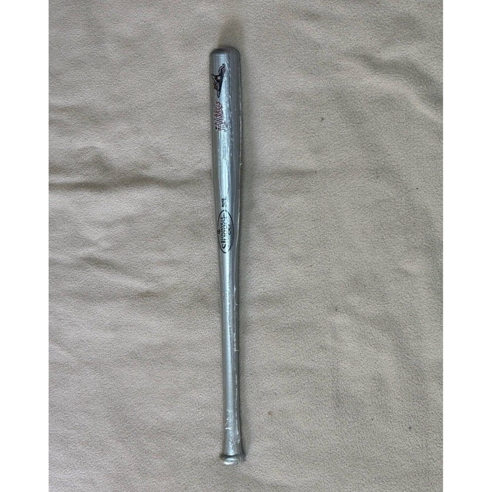 New Louisville Slugger Flying Squirrels Mini Baseball Bat Souvenir Silver